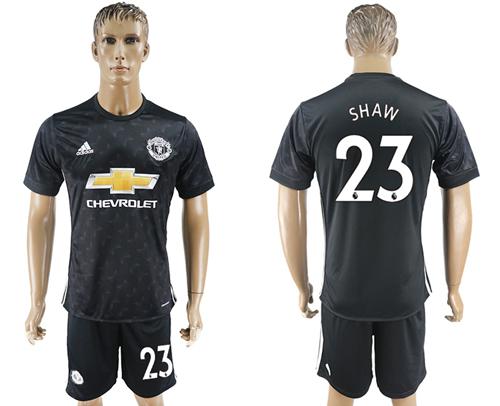 Manchester United #23 Shaw Away Soccer Club Jersey